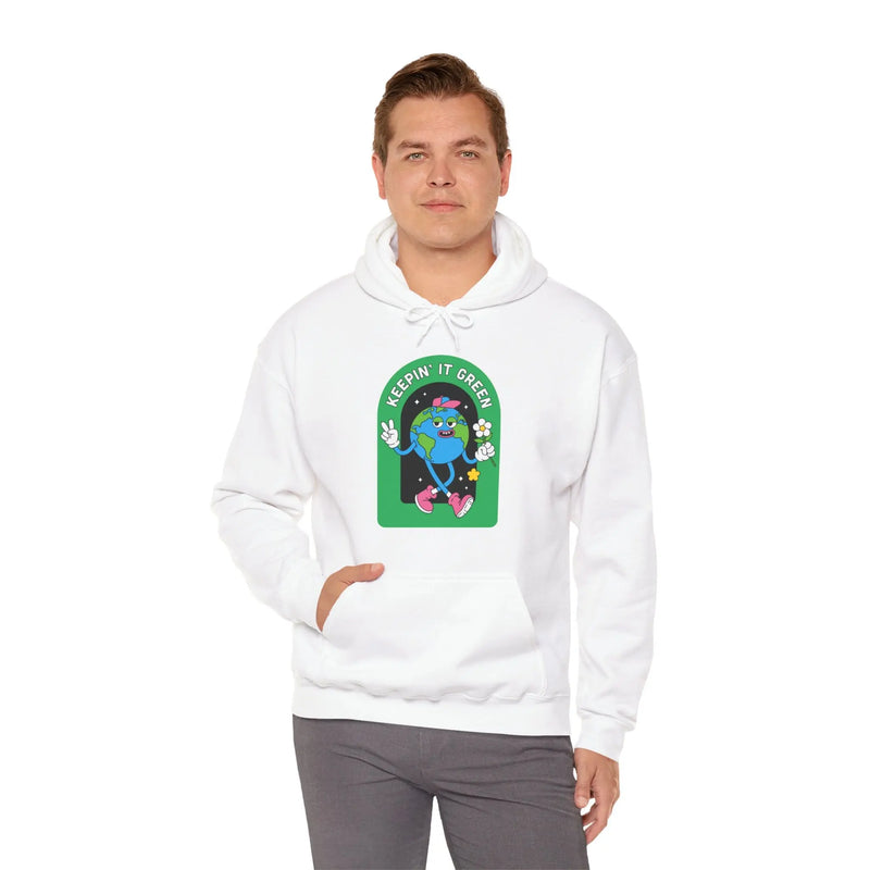 AYZO Keeping It Green Unisex Heavy Blend™ Hooded Sweatshirt Printify