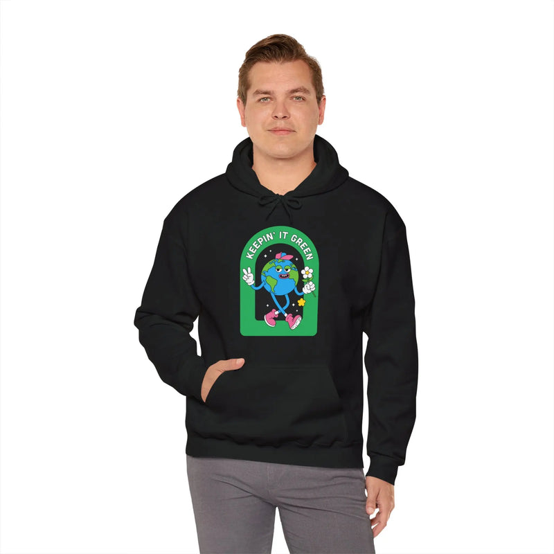 AYZO Keeping It Green Unisex Heavy Blend™ Hooded Sweatshirt Printify