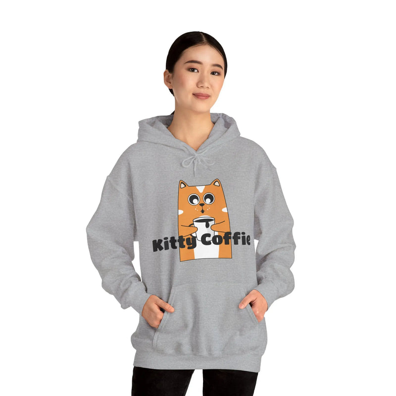 Ayzo Kitty Coffee Unisex Heavy Blend™ Hooded Sweatshirt Printify