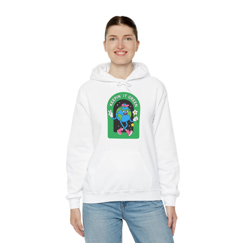 AYZO Keeping It Green Unisex Heavy Blend™ Hooded Sweatshirt Printify