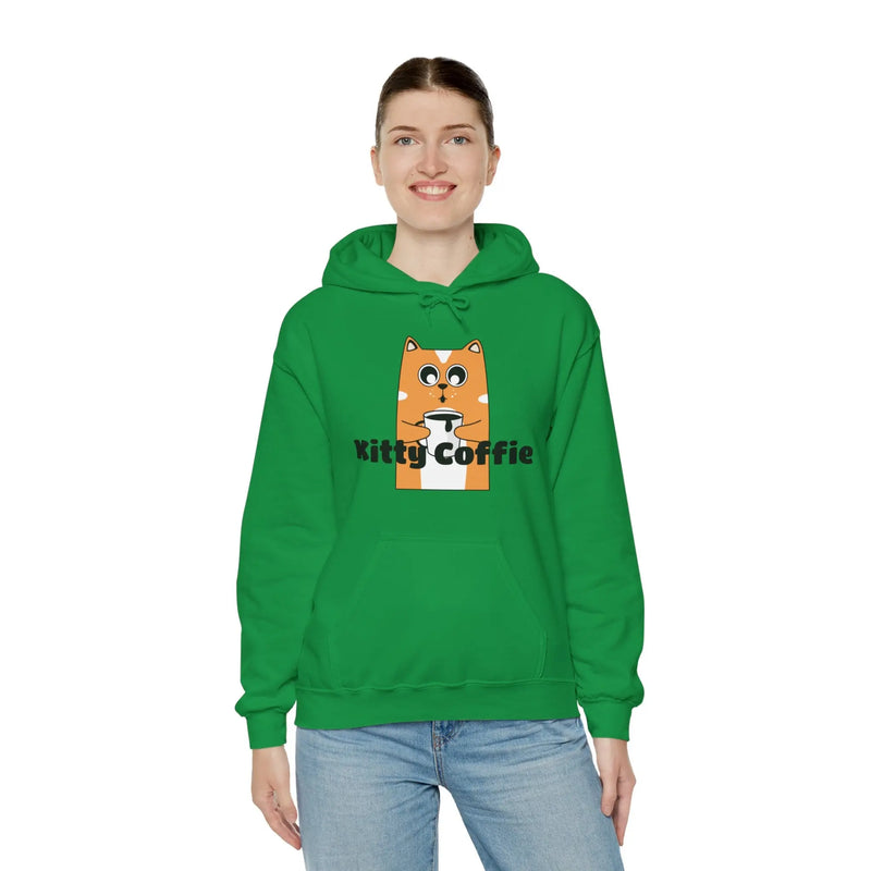 Ayzo Kitty Coffee Unisex Heavy Blend™ Hooded Sweatshirt Printify