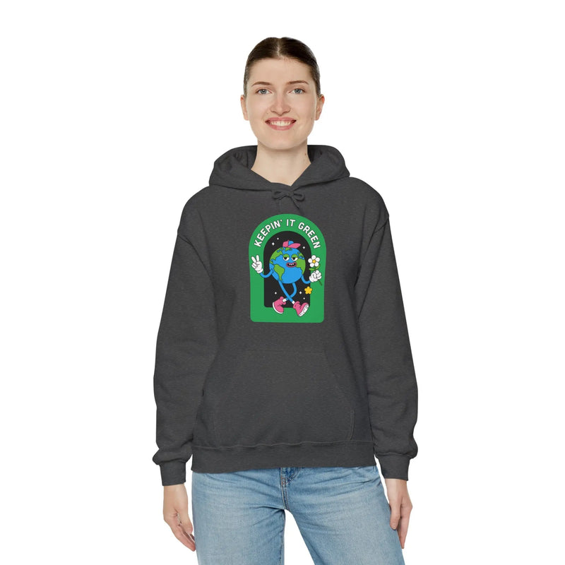 AYZO Keeping It Green Unisex Heavy Blend™ Hooded Sweatshirt Printify