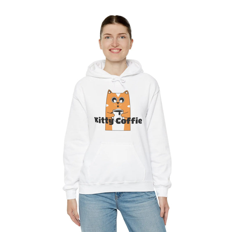 Ayzo Kitty Coffee Unisex Heavy Blend™ Hooded Sweatshirt Printify