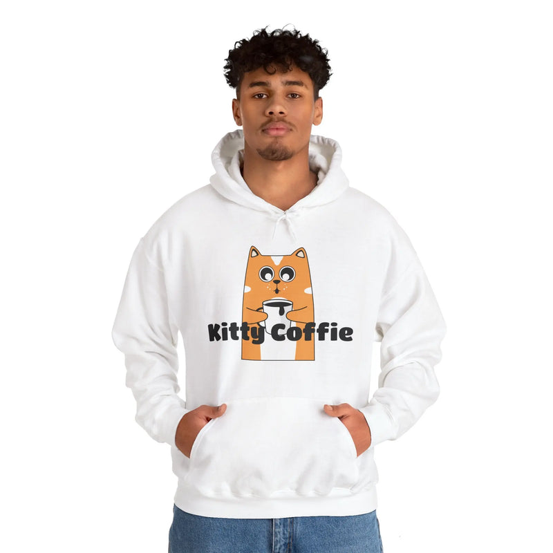 Ayzo Kitty Coffee Unisex Heavy Blend™ Hooded Sweatshirt Printify