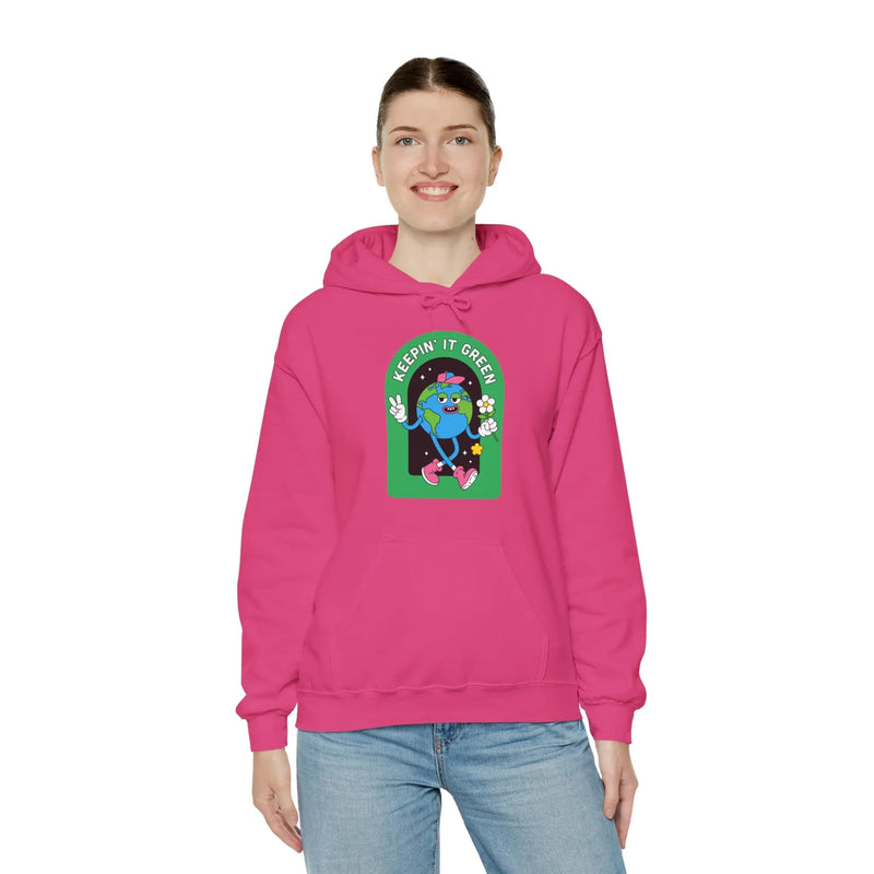 AYZO Keeping It Green Unisex Heavy Blend™ Hooded Sweatshirt Printify