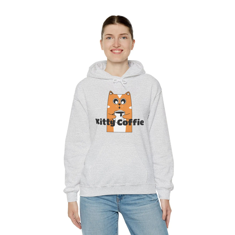 Ayzo Kitty Coffee Unisex Heavy Blend™ Hooded Sweatshirt Printify