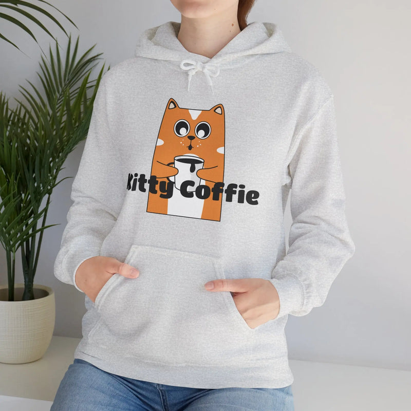 Ayzo Kitty Coffee Unisex Heavy Blend™ Hooded Sweatshirt Printify