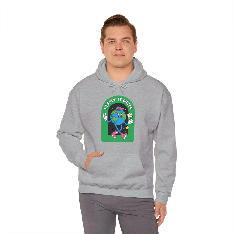 AYZO Keeping It Green Unisex Heavy Blend™ Hooded Sweatshirt Printify