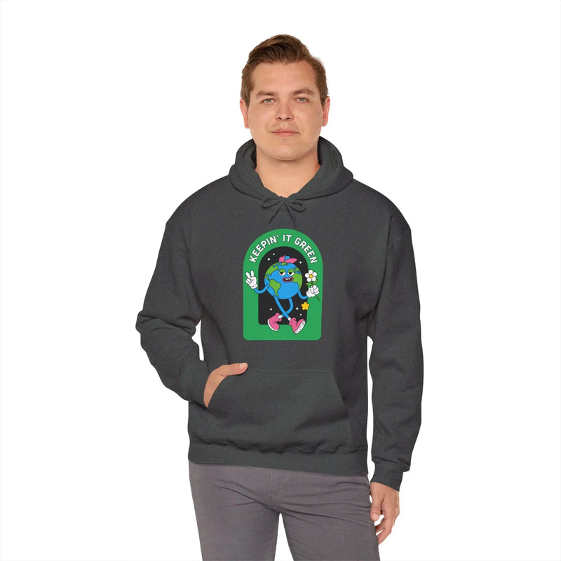 AYZO Keeping It Green Unisex Heavy Blend™ Hooded Sweatshirt Printify